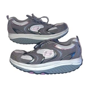 Skechers Shape Ups Toning Walking Shoes Sneakers Sz 9.5